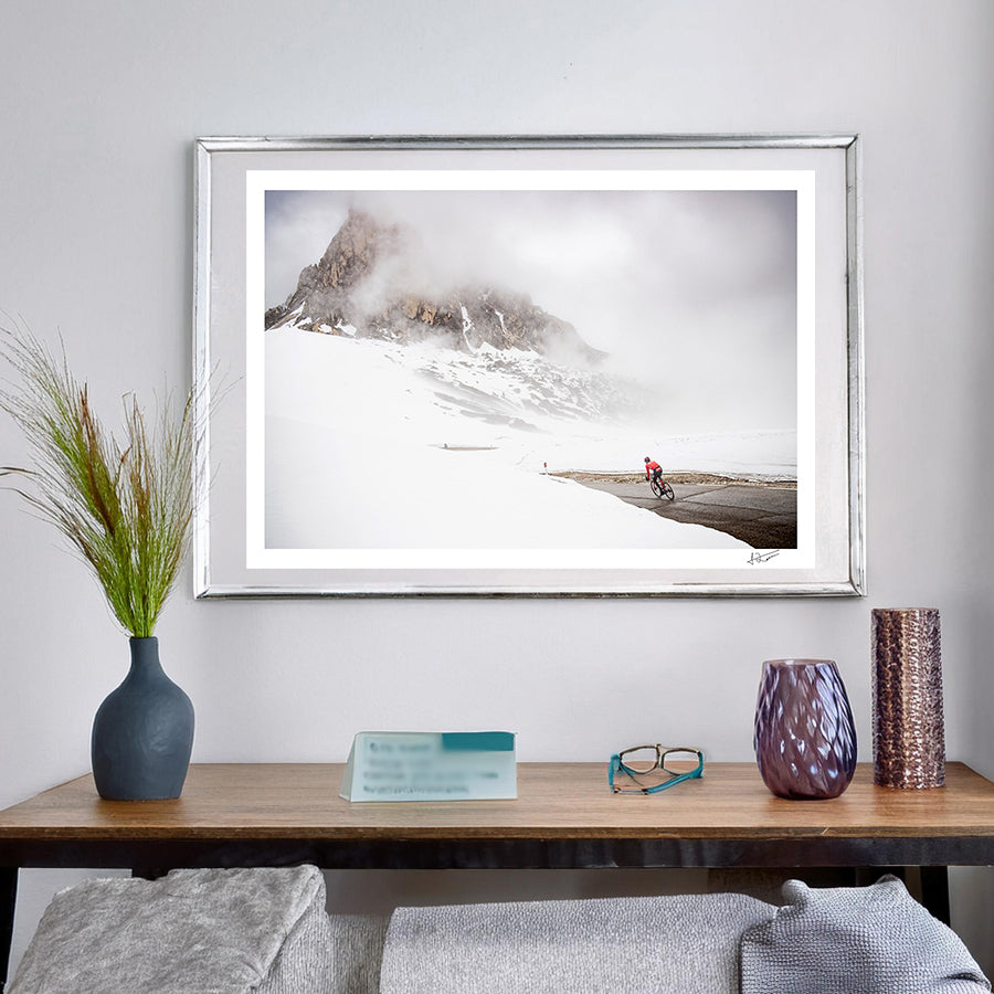 Art Print "Coming over the Passo Giau"